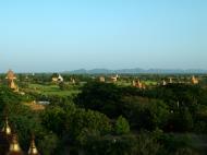 Asisbiz Pagan Dhamma ya zi ka Pagoda panoramic views Nov 2004 07