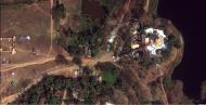 Asisbiz 1 Hlwaga Lake Pagoda Mingaladon Yangon Myanmar satellite photo 05