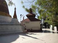 Asisbiz Hlwaga Lake Pagoda main stupa Mingaladon Yangon Myanmar Jan 2010 04