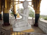 Asisbiz Loka Chantha Abhaya Labhamuni Marble monk statues Minidhamma Hill Insein 01