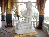 Asisbiz Loka Chantha Abhaya Labhamuni Marble monk statues Minidhamma Hill Insein 02