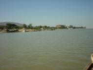 Asisbiz Mingun Pahtodawgyi or Mingun Pagoda seen from Ayeyarwaddy 01