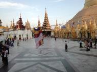 Asisbiz Myanmar Yangon Shwedagon Pagoda at twilight Dec 2009 03