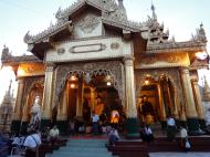 Asisbiz Myanmar Yangon Shwedagon Pagoda at twilight Dec 2009 13