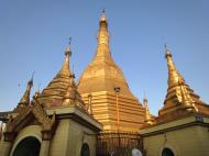 Asisbiz Yangon Sule Pagoda goldern stupa Jan 2010 06