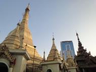 Asisbiz Yangon Sule Pagoda goldern stupa Jan 2010 13