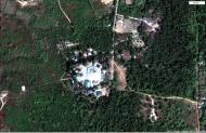 Asisbiz 0 Between Kyauktan and Thilawa Port blue pagoda satellite 02