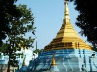 Asisbiz Between Kyauktan and Thilawa Port blue pagoda Oct 2004 03