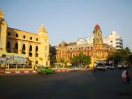 Asisbiz Yangon colonial architecture Sule and Dalhousie St 2010 02