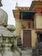 Asisbiz Swayambhunath temple monkey pagoda Kathmandu Sep 2000 13
