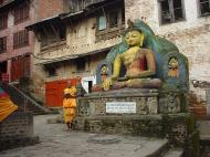 Asisbiz Swayambhunath temple monkey pagoda Kathmandu Sep 2000 19