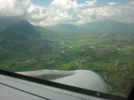 Asisbiz Nepal Kathmandu Tribhuvan Airport approach Silk Airlines 2000 01