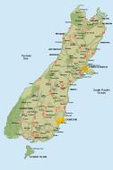 Asisbiz 0 Map South Island New Zealand