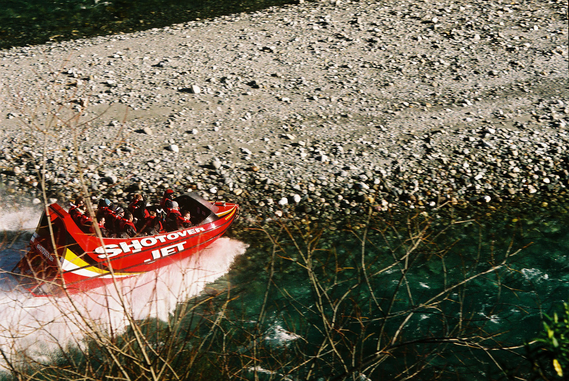 Shotover Jet boat Shotover River South Island New Zealand 01