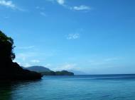 Asisbiz Panoramic views from Boquete Island looking towards White beach Oriental Mindoro Philippines 02