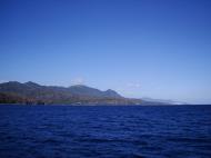 Asisbiz Bagalangit Point lighthouse Calumpan Peninsula viewed from a banca Anilao Batangas 02