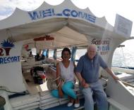 Asisbiz John and Doris Cunningham making the Verde Island Passage by Banca Batangas Bay Philippines 01