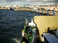 Asisbiz Local car ferries docking at Batangus Pier Batangas Bay Philippines 04