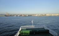 Asisbiz Local car ferry docking at Batangus Pier Batangas Bay Philippines calm day 02