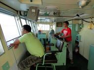 Asisbiz Local car ferry docking at Batangus Pier Batangas Bay Philippines calm day 03