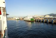 Asisbiz Local car ferry docking at Batangus Pier Batangas Bay Philippines calm day 04
