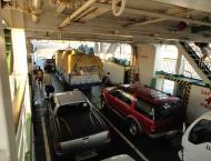 Asisbiz Local car ferry docking at Batangus Pier Batangas Bay Philippines calm day 09