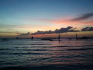 Asisbiz Philippines Panay Negros Caticlan Boracay White Beach Sunset Dec 2003 03