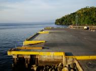 Asisbiz Calapan Port viewed from the Batagas ferry top deck Oriental Mindoro Philippines 2009 05