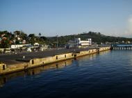 Asisbiz Calapan Port viewed from the Batagas ferry top deck Oriental Mindoro Philippines 2009 07