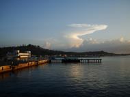 Asisbiz Calapan Port viewed from the Batagas ferry top deck Oriental Mindoro Philippines 2009 08