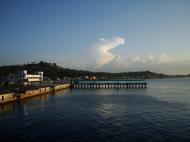 Asisbiz Calapan Port viewed from the Batagas ferry top deck Oriental Mindoro Philippines 2009 09