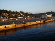 Asisbiz Calapan Port viewed from the Batagas ferry top deck Oriental Mindoro Philippines 2009 10