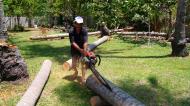 Asisbiz Step by step guide on how to cut straight using chainsaw to produce coco lumber Philippines 03