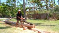 Asisbiz Step by step guide on how to cut straight using chainsaw to produce coco lumber Philippines 09