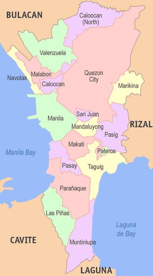 Asisbiz 0 map metro manila districts