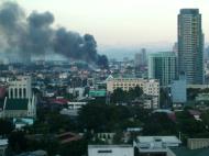 Asisbiz Philippines Roxas Triangle Makati Rockwell warehouse fire Dec 26 2004 02