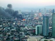 Asisbiz Philippines Roxas Triangle Makati Rockwell warehouse fire Dec 26 2004 06