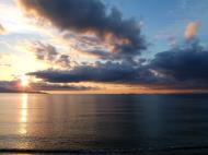 Asisbiz Cloud shapes pastel greys and yellows dawn begins another day Varadero Bay Tabinay Philippines 02