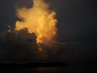 Asisbiz Cloud shapes pastel yellow sunset over Varadero Bay Tabinay Mindoro Philippines 01