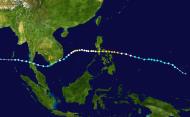 Asisbiz 0 Map of Typhoon Durian track November 29 2006