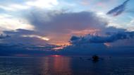 Asisbiz OMG sunset pastels taken using wide angle White Beach San Isidro Philippines 12