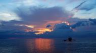 Asisbiz OMG sunset pastels taken using wide angle White Beach San Isidro Philippines 19