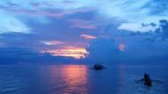Asisbiz OMG sunset pastels taken using wide angle White Beach San Isidro Philippines 34
