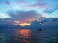 Asisbiz OMG sunset pastels using standard lens White Beach San Isidro Philippines 06