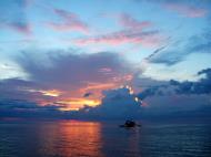 Asisbiz OMG sunset pastels using standard lens White Beach San Isidro Philippines 08