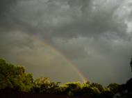 Asisbiz Textures Clouds double Rainbow Sky Storms Weather Phenomena 01