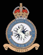 RAF No 131 (County of Kent) Squadron Crest