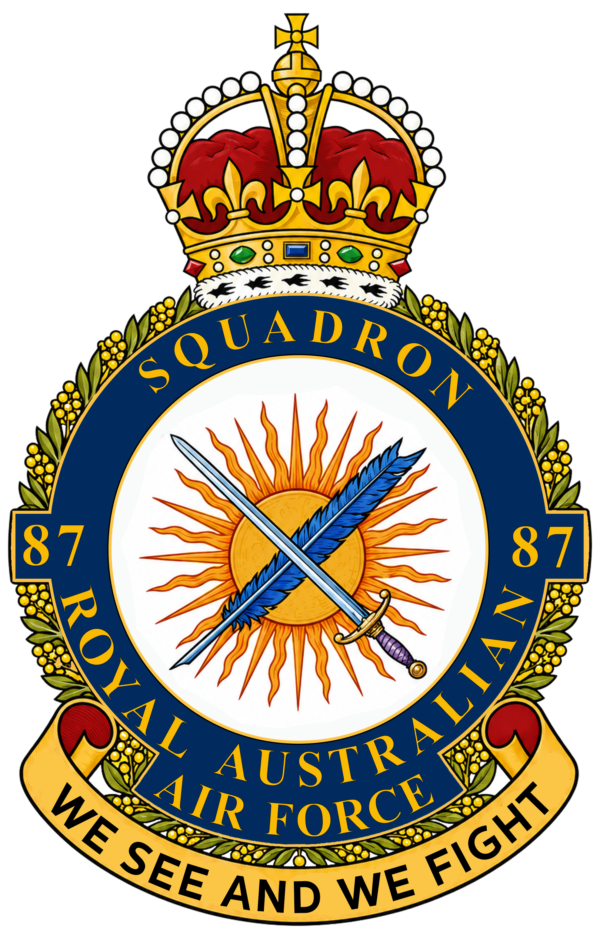 RAAF 87Sqn emblem