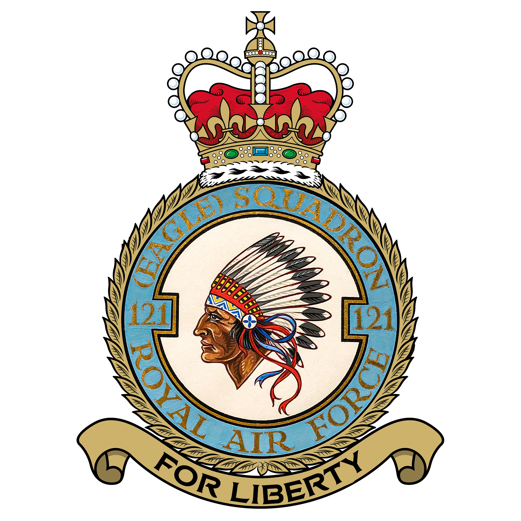 RAF 121Sqn emblem