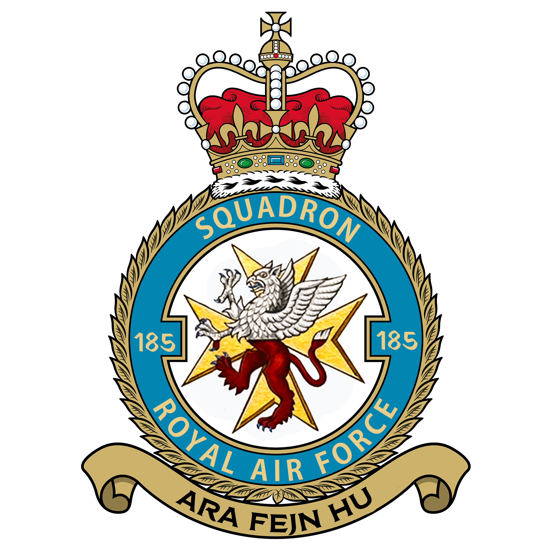 RAF 185Sqn emblem